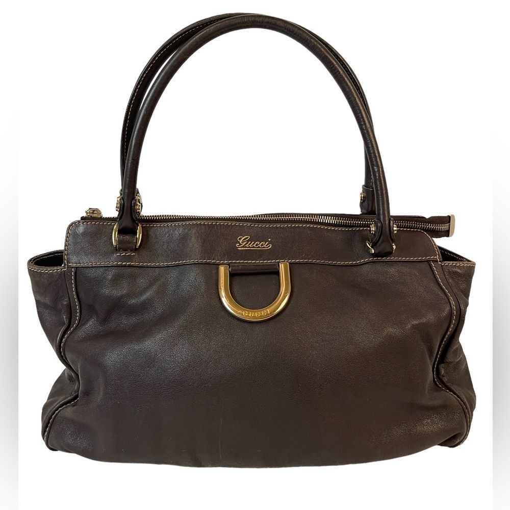 Auth Certificate GUCCI ABBEY LEATHER SHOULDER BAG